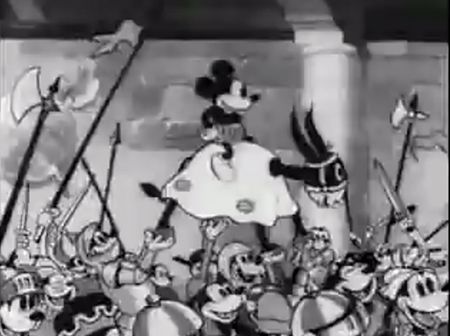 Lot #26 Mickey Mouse production drawing from Ye Olden Days - Image 2