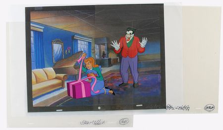 Lot #433 Joker and Summer Gleeson production cel from Batman: the Animated Series TV Show - Image 2