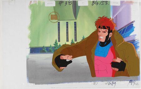 Lot #518 Gambit production cel from The X-Men TV Show - Image 2