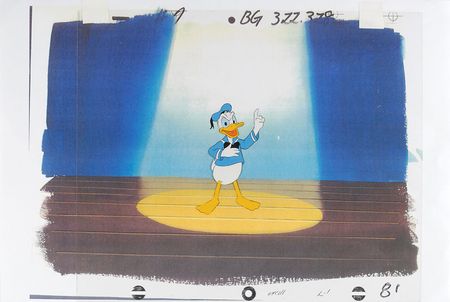 Lot #293 Donald Duck production cel from Careers - Image 2
