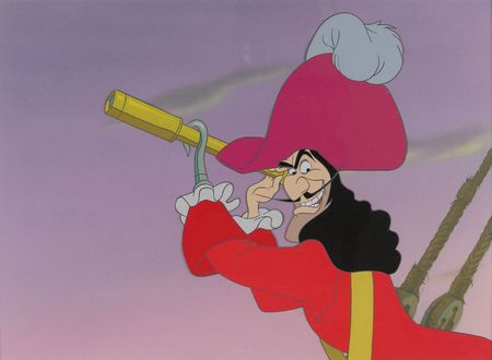 Lot #322 Captain Hook limited edition cel from Peter Pan (Rerelease) - Image 1