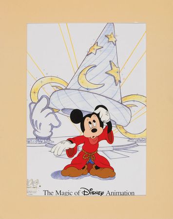 Lot #332 Mickey Mouse as the Sorcerer’s Apprentice ‘Hats Off’ cel - Image 2