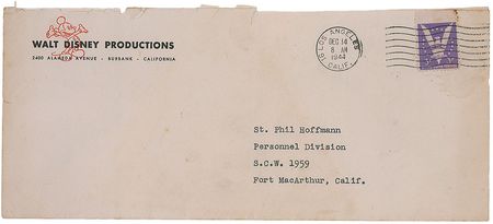 Lot #339 Walt Disney Employee Letters - Image 3