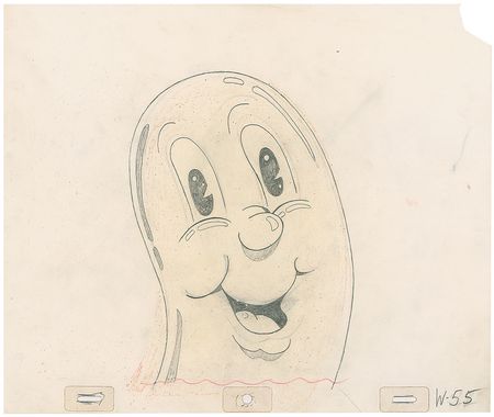 Lot #512 Van Camps Pork and Beans production cel and matching drawing from a 1980s TV Commercial - Image 3