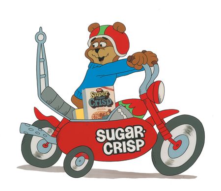 Lot #516 Sugar Bear production cel and matching drawing from a Super Sugar Crisp TV Commercial - Image 2