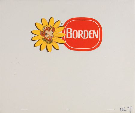 Lot #513 Elsie the Cow production cel from a Borden’s Milk TV Commercial - Image 1