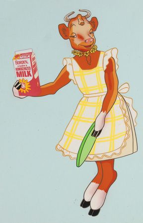 Lot #514 Elsie the Cow production cel from a Borden’s Milk TV Commercial - Image 2