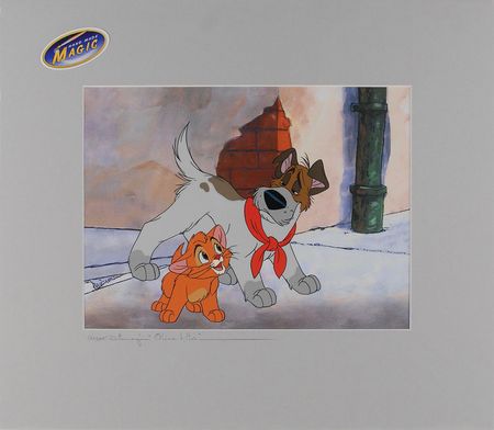 Lot #301 Oliver and Dodger limited edition cel from Oliver and Company - Image 2