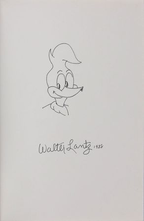 Lot #449 Walter Lantz signed book - Image 1