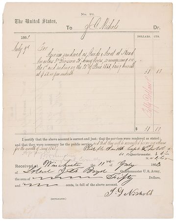 Lot #1867 Philip H. Sheridan - Image 1