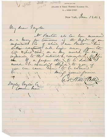 Lot #1803 George B. McClellan - Image 1