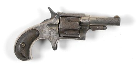 Lot #481 Remington New Model No. 4 Pocket Revolver Owned by Gertie Oliver, a Madame of Alberquerque, New Mexico in 1885 Revolver and Knives - Image 3