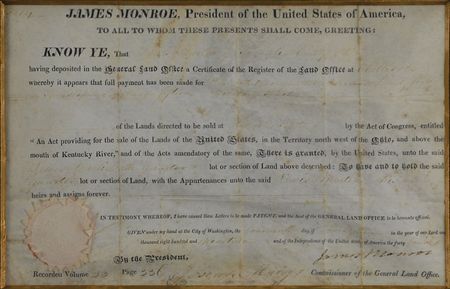 Lot #15 James Monroe Signed Document - Image 2