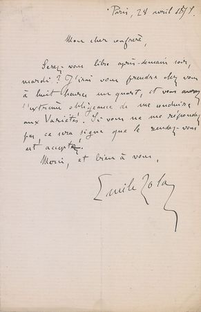Lot #713 Emile Zola - Image 1