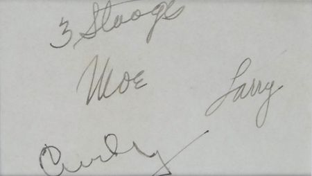 Lot #943 Three Stooges: The greatest Stooge trio—Moe, Larry, and Curly - Image 2