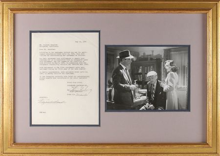 Lot #664 Raymond Chandler: Chandler signs on to adapt his favorite mystery writer to the silver screen - Image 1