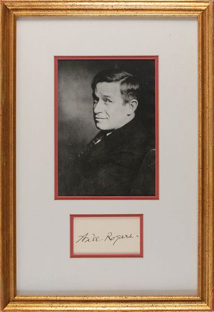 Lot #1022 Will Rogers Signature - Image 1