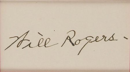 Lot #1022 Will Rogers Signature - Image 2