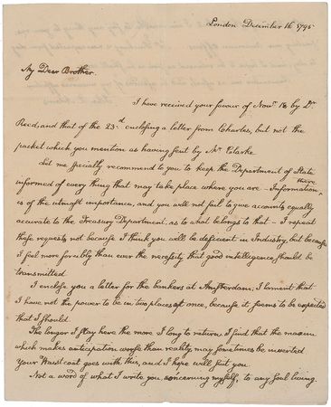 Lot #17 John Quincy Adams: “I lament, that I have