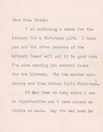Lot #690 Margaret Mitchell Typed Letter Signed - Image 1