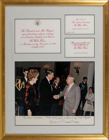 Lot #175 Ronald Reagan Signed Photograph - Image 1