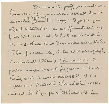 Lot #739 Bertrand Russell Handwritten Letter Signed - Image 1