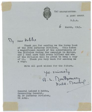 Lot #506 Montgomery of Alamein Letters - Image 1