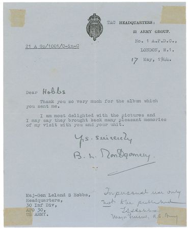 Lot #506 Montgomery of Alamein Letters - Image 2