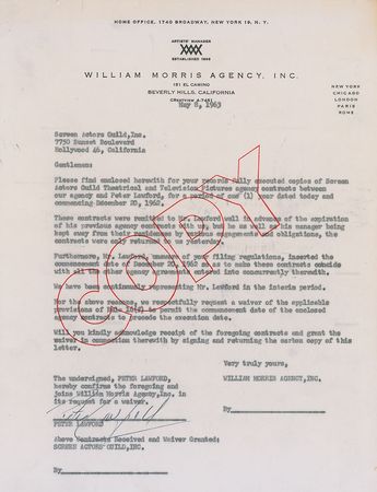 Lot #1005 Peter Lawford Archive - Image 3