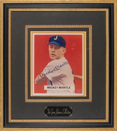 Lot #1103 Mickey Mantle Signed Photograph - Image 1