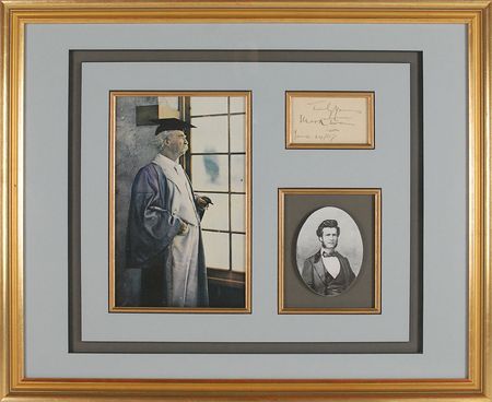 Lot #665 Samuel L. Clemens Signature - Image 1