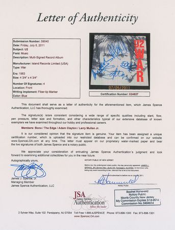 Lot #833 U2 CD booklet - Image 2