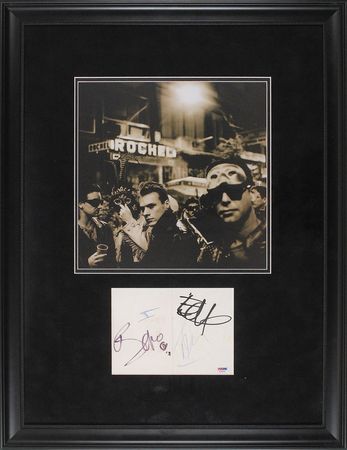 Lot #836 U2 Signatures - Image 1