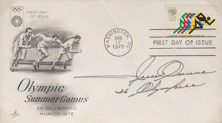 Lot #1115 Jesse Owens First Day Cover - Image 2