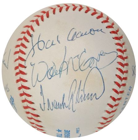 Lot #1034 Baseball: 500 Home Run Club Baseball - Image 2