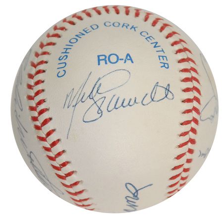 Lot #1034 Baseball: 500 Home Run Club Baseball - Image 3