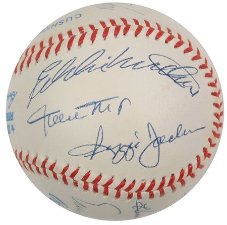 Lot #1034 Baseball: 500 Home Run Club Baseball - Image 4