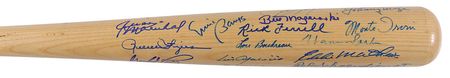 Lot #1032 Baseball Hall of Famers Baseball Bat - Image 2