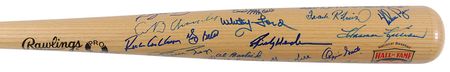 Lot #1032 Baseball Hall of Famers Baseball Bat - Image 3