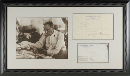 Lot #223 Clarence Darrow Typed Letter Signed - Image 1