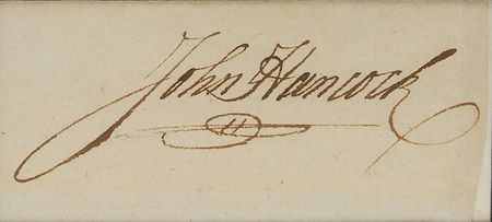 Lot #265 John Hancock: Choice signature of one of America’s greatest patriots - Image 2