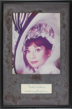 Lot #920 Audrey Hepburn Signature - Image 1