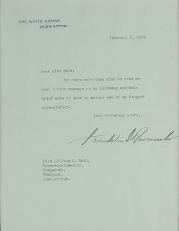 Lot #91 Franklin D. Roosevelt Typed Letter Signed - Image 2