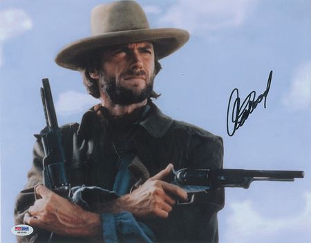 Lot #992 Clint Eastwood Signed Photograph - Image 1