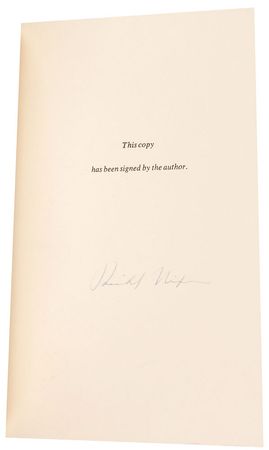 Lot #163 Richard Nixon Book - Image 1