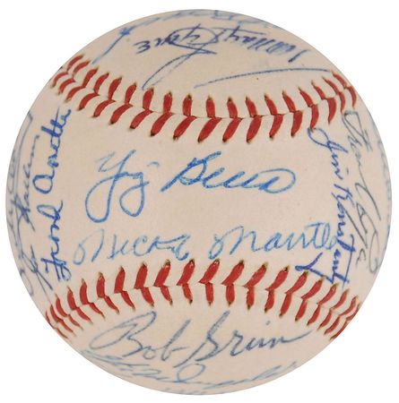 Lot #1044 NY Yankees Baseball - Image 1