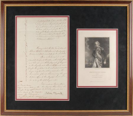 Lot #303 Horatio Nelson: Nelson appoints a surgeon for the Renard, captured from the French and later lost to Spanish pirates - Image 1