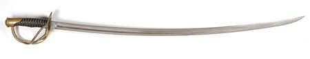 Lot #472 Civil War US Model 1860 Cavalry Saber - Image 3