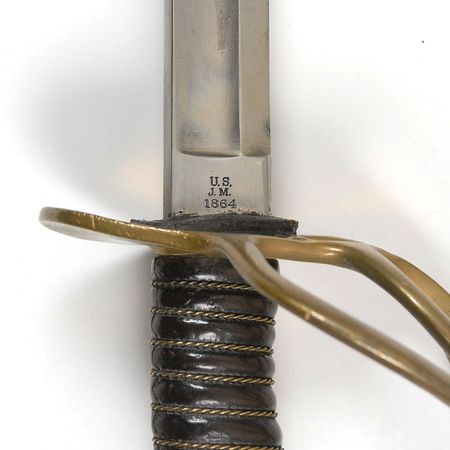 Lot #472 Civil War US Model 1860 Cavalry Saber - Image 6