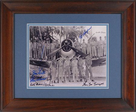 Lot #516 World War II Aviation Signed Photographs - Image 1